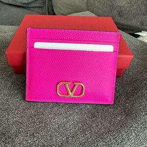Valentino Garavani Leather card case